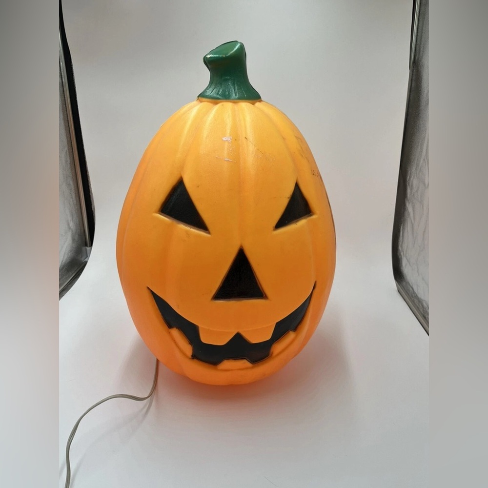 Halloween Large Vintage BlowMold Pumpkin
